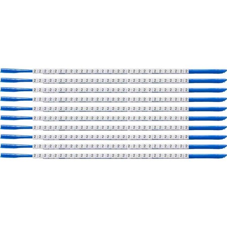 Brady ClipSleeve Wire Markers Size 07 Nylon 18 AWG - 18 AWG, 2 Pack of 300 Each, 300PK SCN07-2